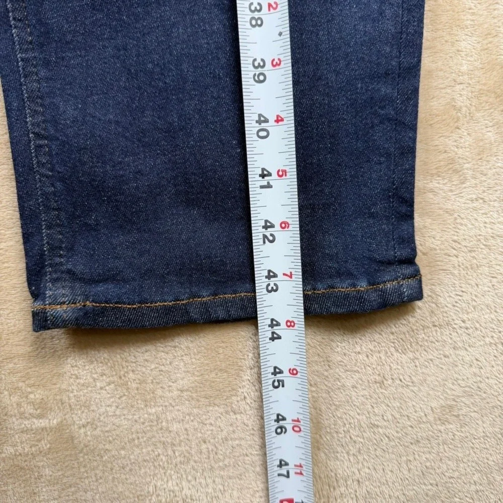 Banana Republic Tapered Fit Jeans Mens 42x34 Dark Wash Indigo Stretch Denim